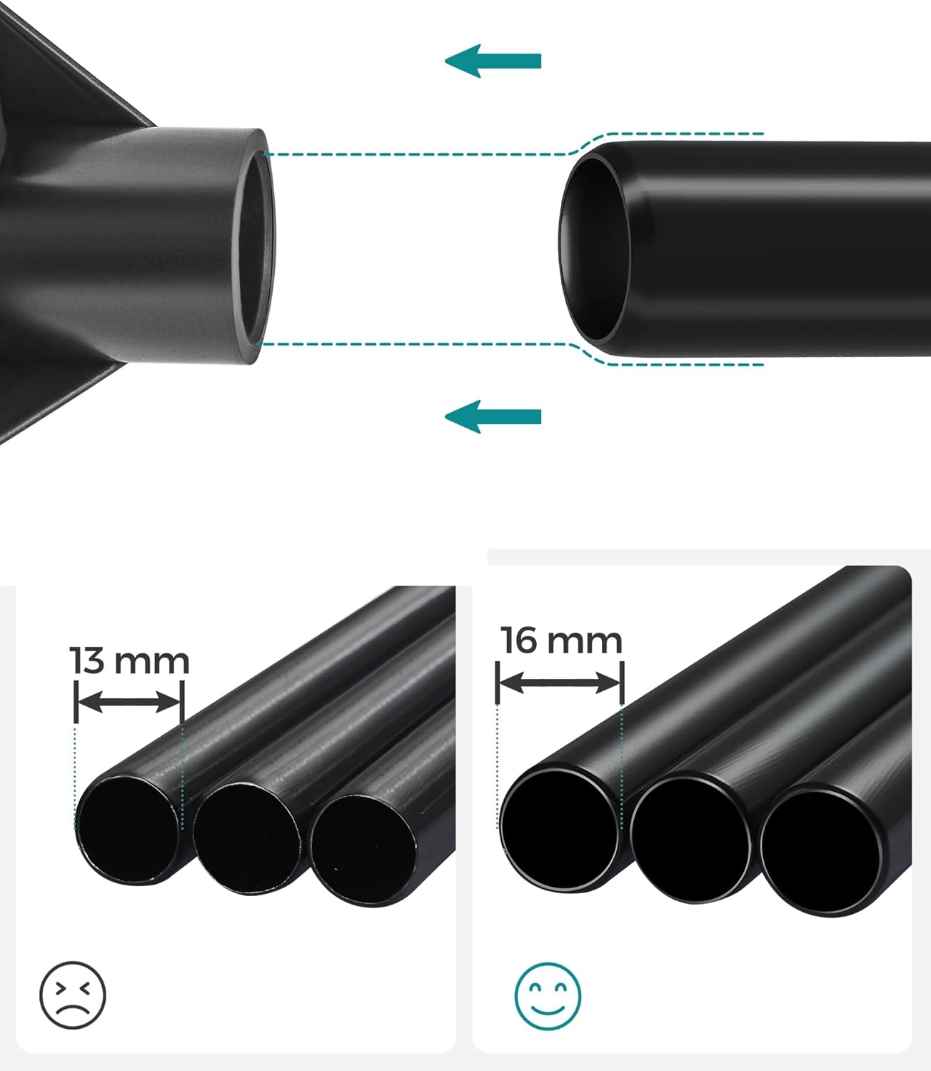 Kledingkast - metaal met stof - voor slaapkamer - 45 x 150 x 175 cm - 12 vakken - saliegroen - lsf003c02 - Afbeelding 5