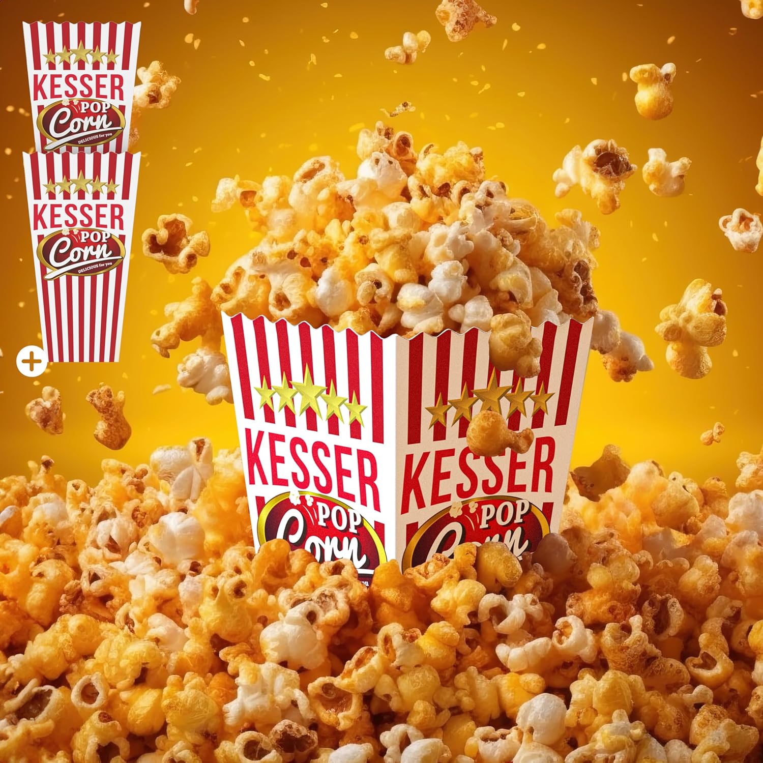 Popcornmachine - popcornmaker - 5,5 liter - met anti-aanbaklaag - deksel en serveerschaal - Afbeelding 7
