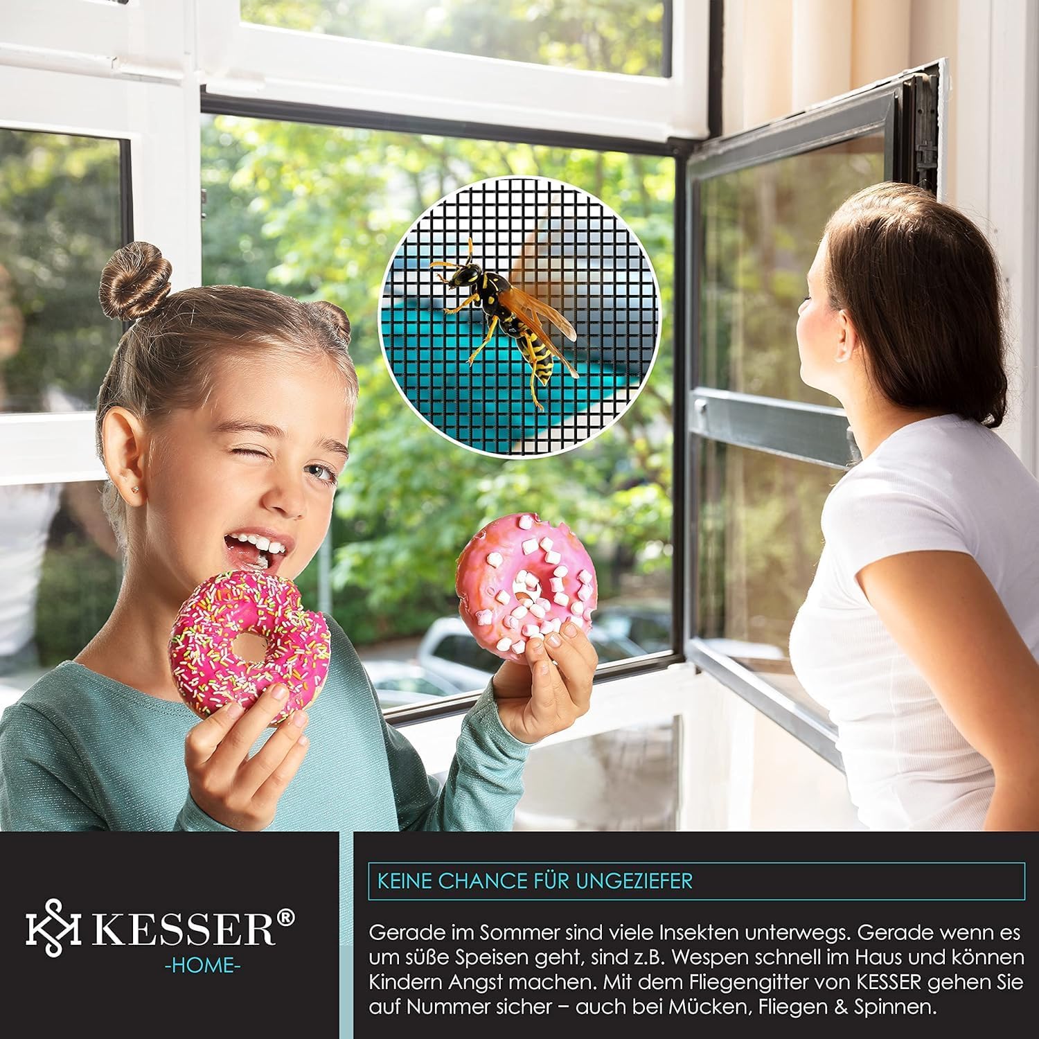 Raamhor met frame - 120x140 cm - montage zonder gereedschap - lichtgewicht - op maat te zagen - Afbeelding 6