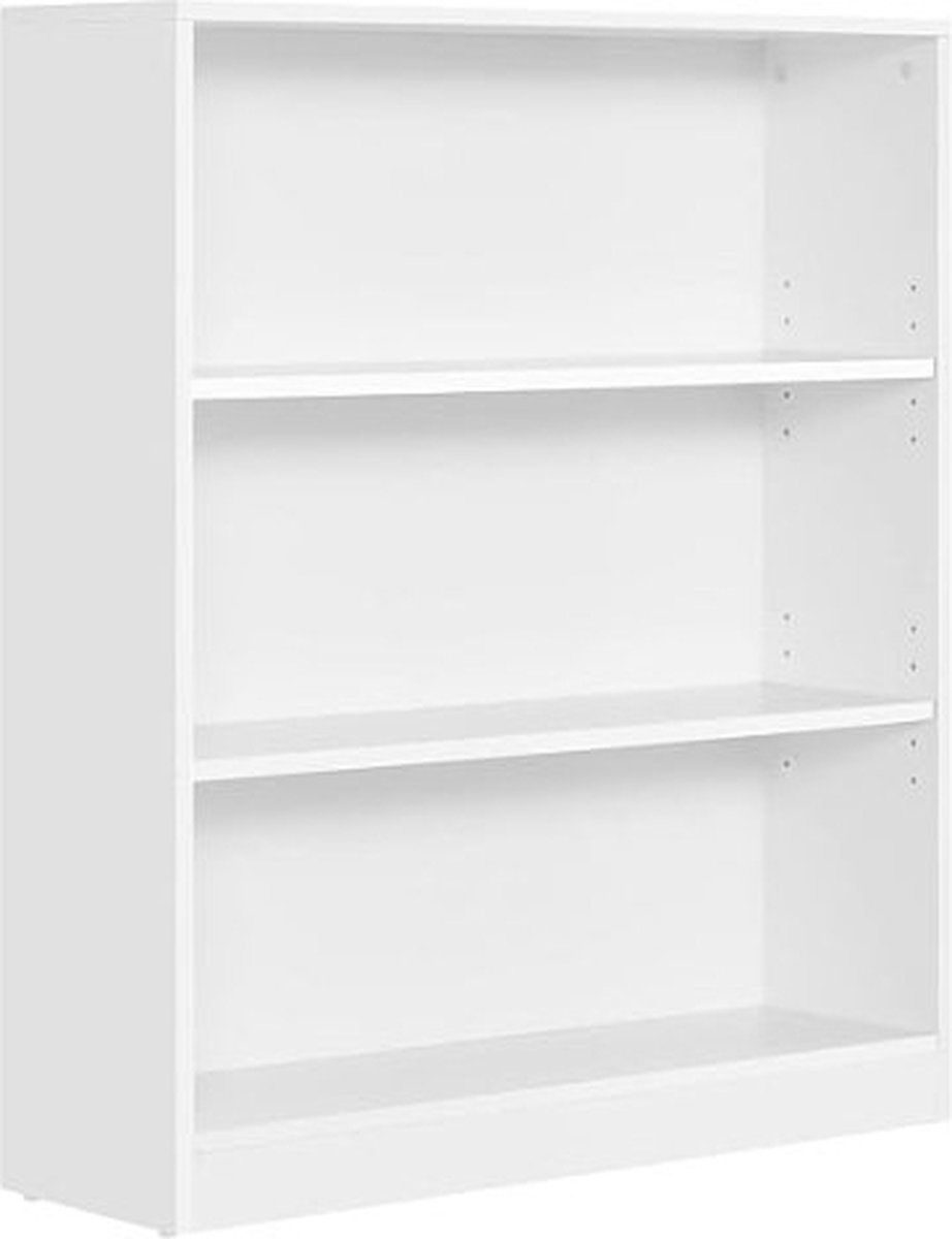 Boekenkast / opberkast klein - hoogte 93 cm - 3 planken - wit - LBC106T14