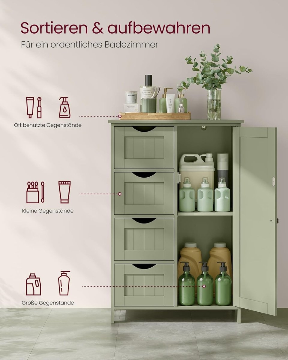 Allibert Hoge Badkamerkast Almira 40cm - Wit Mat - Met 2 Deuren - 40x150x30cm