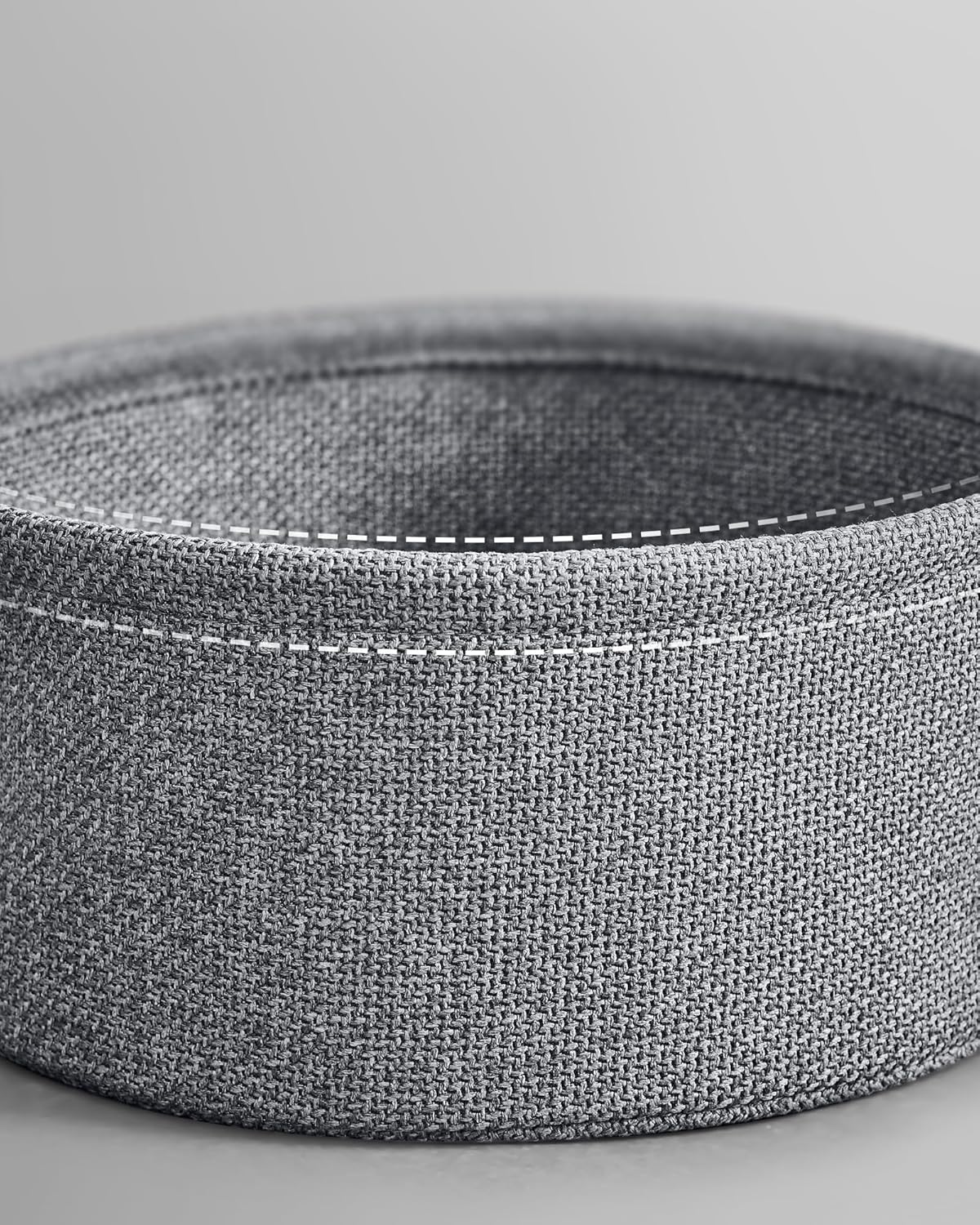 Bijzettafel met stoffen mand - met stopcontact en USB - diameter 45 cm - met Opbergoplossing - LET228B02 (kopie) - Afbeelding 7