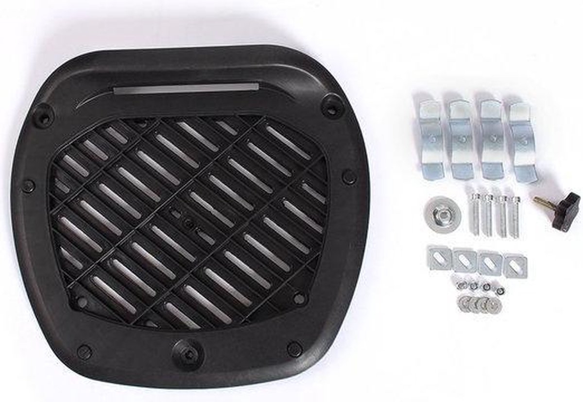 Topkoffer XXL - motorkoffer - helmkoffer - geschikt voor 2 helmen - 48 liter inhoud - voor scooters, moterfietsen, brommers en quads - afsluitbaar met twee sleutels - uitgerust met een snelmontage-systeem - Afbeelding 3