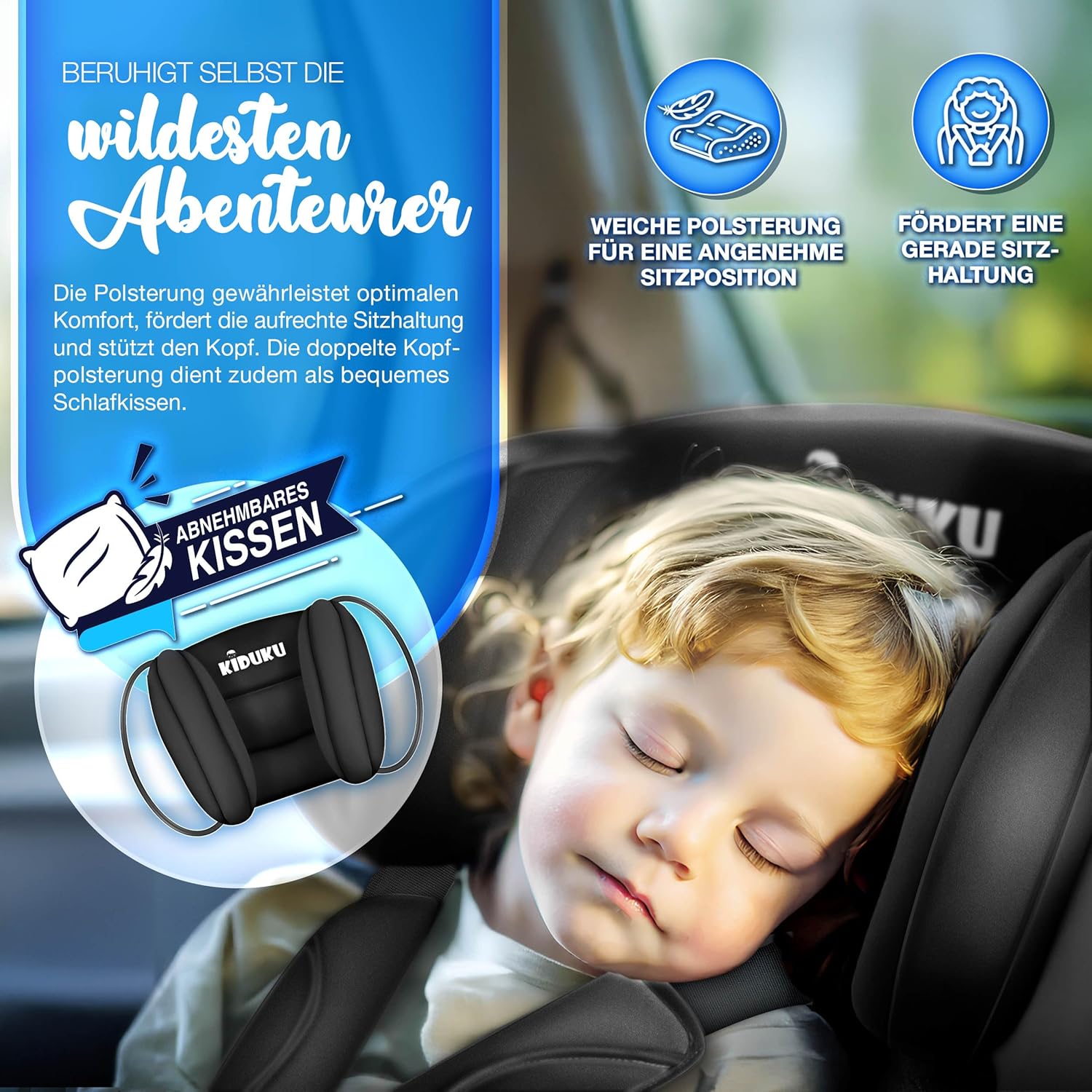 Kinderzitje - autostoeltje - 9-36 kg - 1-12 jaar - Autostoel ECE R129/03 - Groep 1/2/3 - - universeel - Kinderautostoel - zwart - Afbeelding 3