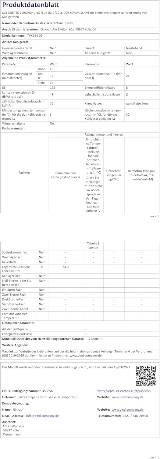 Tillvex Koelbox 24 liter - koelkastje voor auto en camping - koelt en verwarmt - zwart - Afbeelding 6