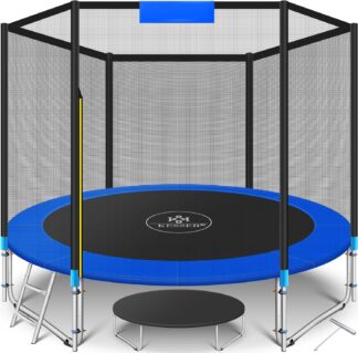 Trampoline - diameter 244 cm - met veiligheidsnet en ladder - max 150 kg belasting