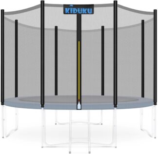 Trampolinenet - net voor trampoline diameter 427 cm - 6 stangen - zwart