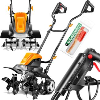 Masko - elektrische grondfrees - 1500 W - werkbreedte: 40 cm - werkdiepte: 20 cm - 6 messen - oranje