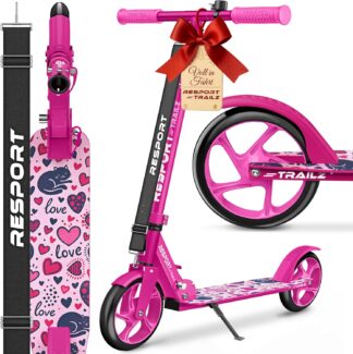 Step – XL model - voor kinderen en volwassenen – wieldiameter 200 mm – max 100 kg - roze