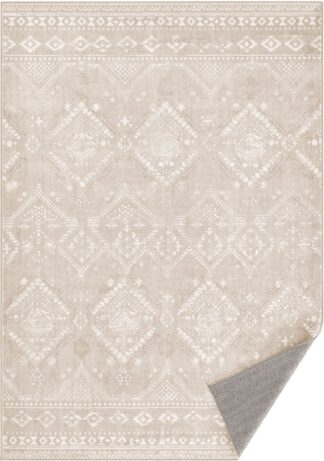 Boho Vloerkleed - 120x170 cm - Antislip en Wasbaar - Voor Slaapkamer en Woonkamer - cappuccinobeige TAR027LH