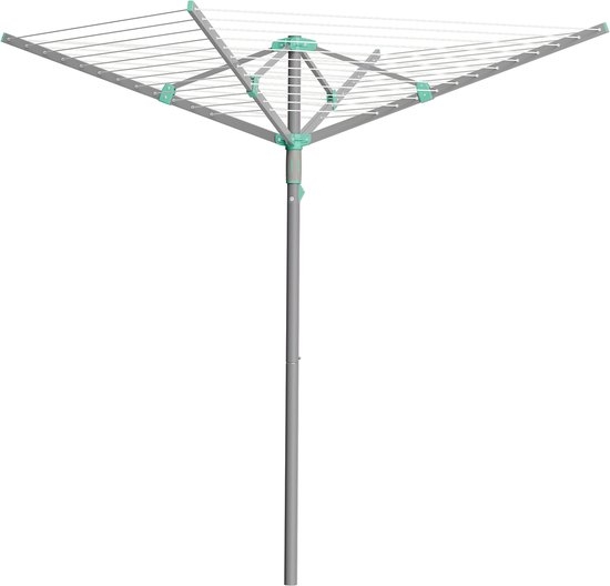 Droogmolen - 45 meter Waslijn - ruimte voor 4 Wasbeurten tegelijk - LLR306EZ - Afbeelding 5
