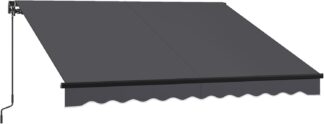 Zonnescherm - luifel - 300x250 cm knikarmscherm - antraciet grijs - GSA306GZ0