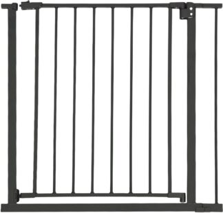 Traphekje zonder boren - voor montagebreedte 82 - 87 cm - veiligheidshekje kind - zwart