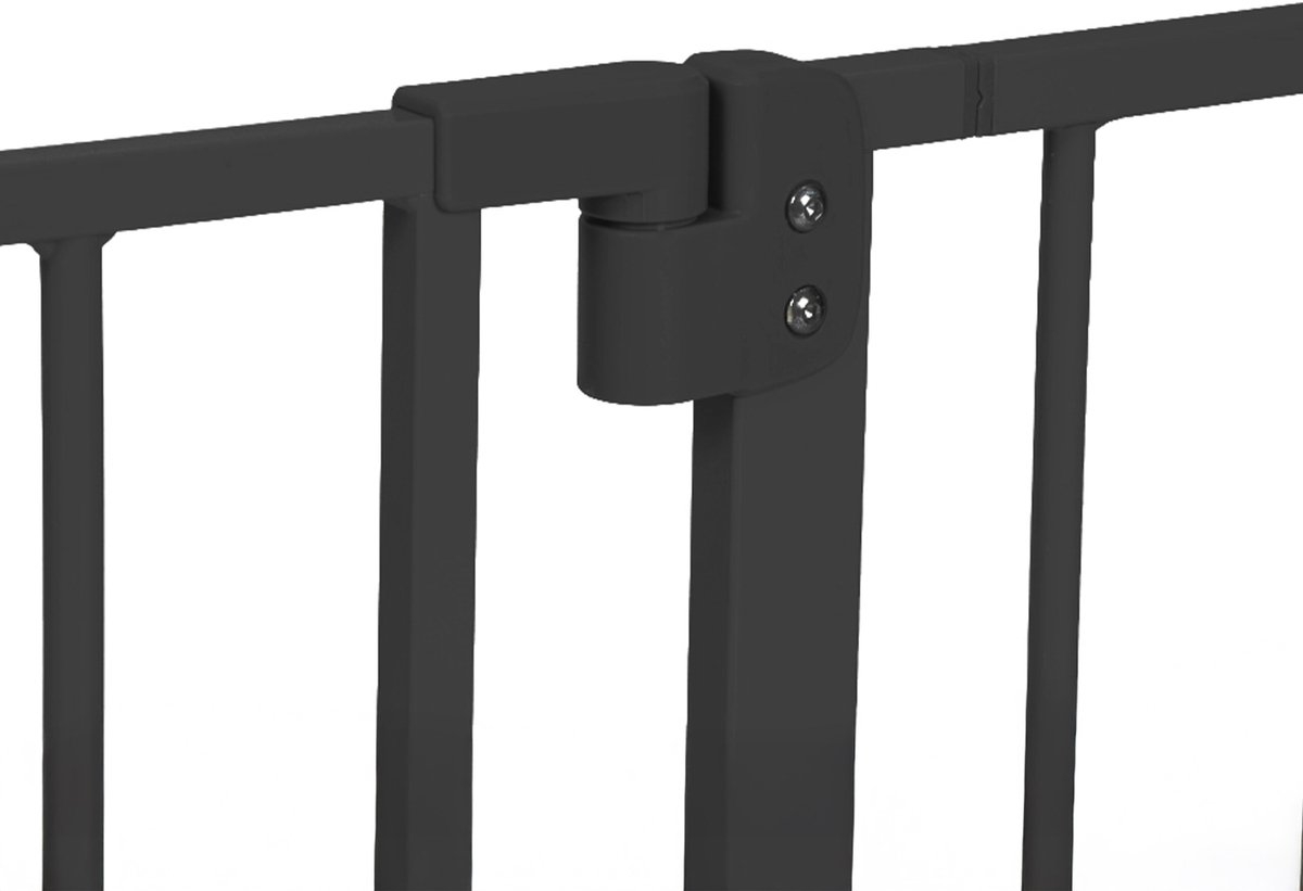 Traphekje zonder boren - voor montagebreedte 82 - 87 cm - veiligheidshekje kind - zwart - Afbeelding 9