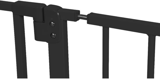 Traphekje zonder boren - voor montagebreedte 82 - 87 cm - veiligheidshekje kind - zwart - Afbeelding 10