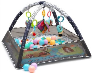 Speelboog - activity gym - baby speelmat - meerkleurig - 80x55x80 cm - met hangspeeltjes