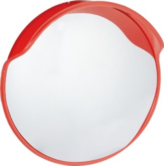 Verkeersspiegel - uitrit en oprit spiegel voor bocht - 60 cm - binnen en buiten - met houder