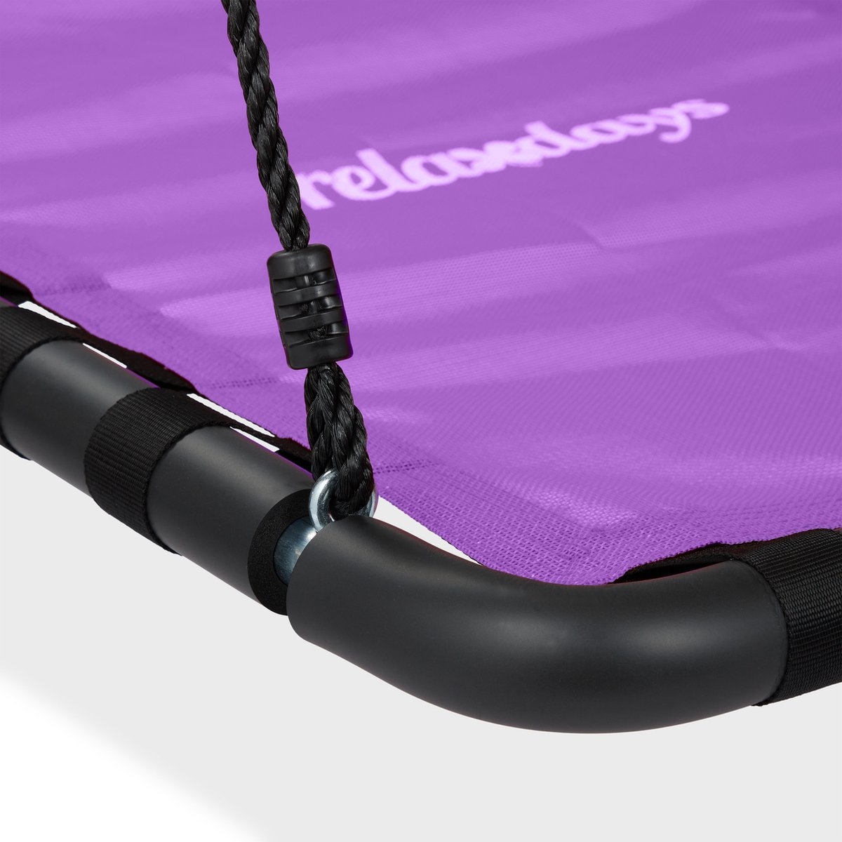 Schommel - nestschommel - XL schommel - 77 x 103 cm - kinderen - volwassenen - verstelbaar - tot 100 kg - Afbeelding 4