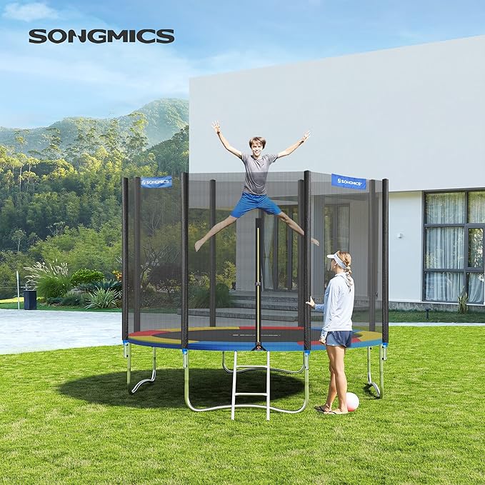 Randafdekking trampoline – donkergrijs – trampoline Ø diameter 366 cm – voor trampoline - STP12R - Afbeelding 2