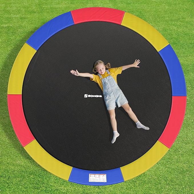 Randafdekking trampoline – donkergrijs – trampoline Ø diameter 366 cm – voor trampoline - STP12R - Afbeelding 3