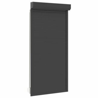 Rolluik - Antraciet - 100x210 - cm - rolluik voor raam of deur - Aluminium - en - polyurethaan