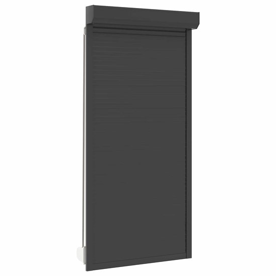 Rolluik - Antraciet - 100x210 - cm - rolluik voor raam of deur - Aluminium - en - polyurethaan