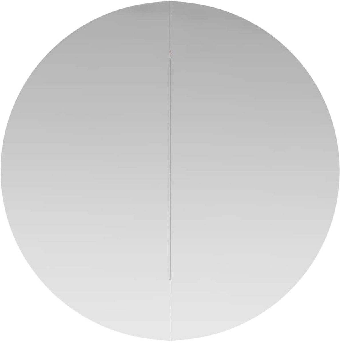 Badkamerkast - spiegelkast - ronde spiegel 40 cm met LED - wit - Afbeelding 17