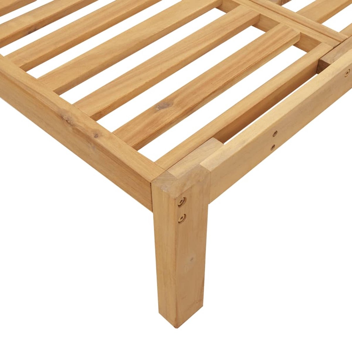 Tuinhoekbank - tuinbank - 120x80 cm - XL tuinbank- geschikt voor palletkussen - massief - acaciahout - Afbeelding 7
