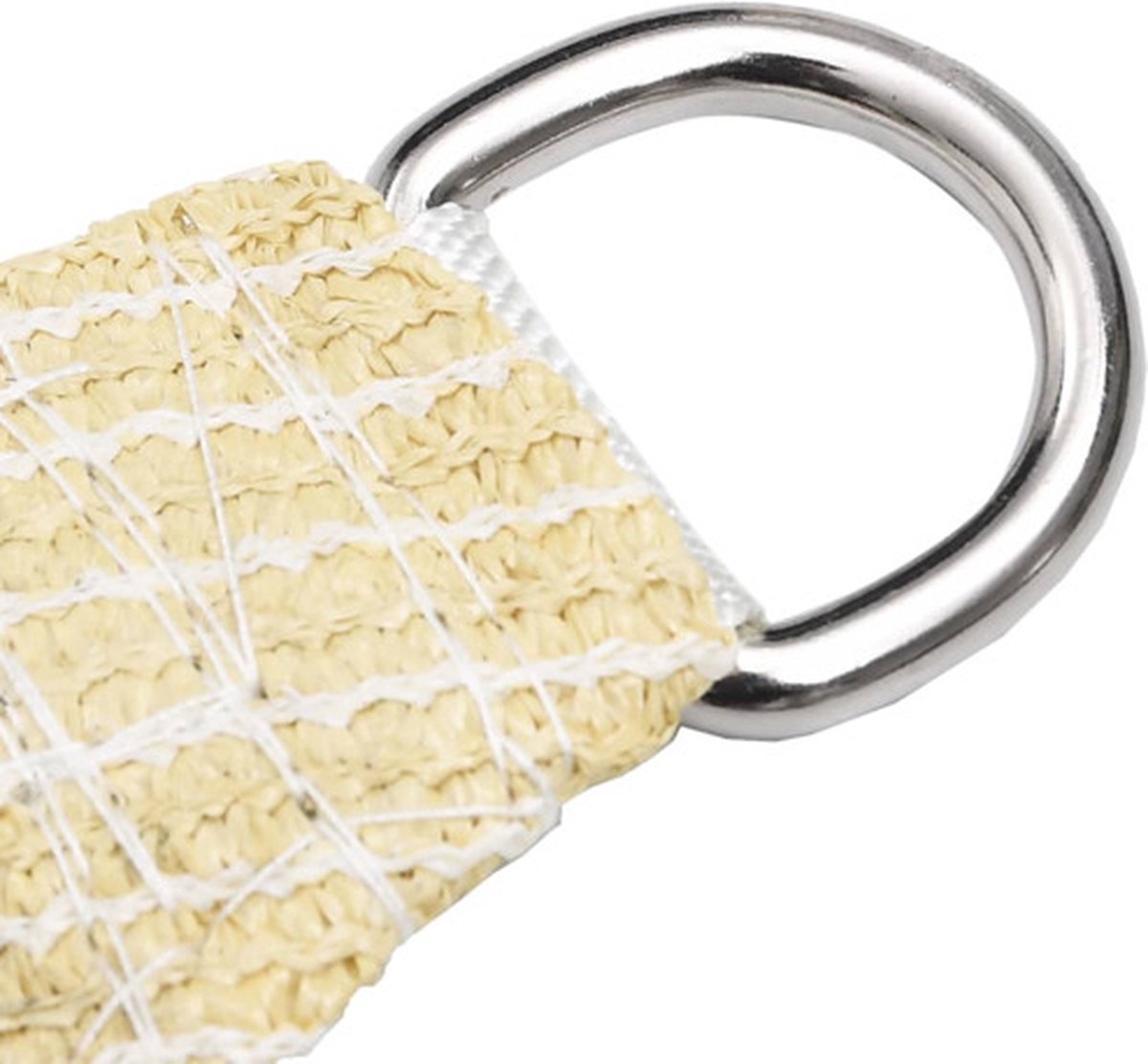 Schaduwdoek - zonnezeil - zonnedoel - 6x6 meter - 160 - g/m² - HDPE - beige - Afbeelding 6