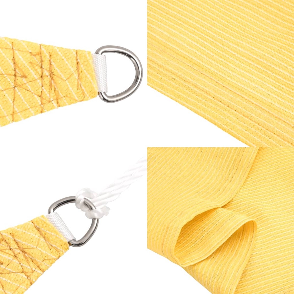 Schaduwdoek - zonnezeil - zonnedoel - 6x6 meter - 160 - g/m² - HDPE - beige - Afbeelding 11