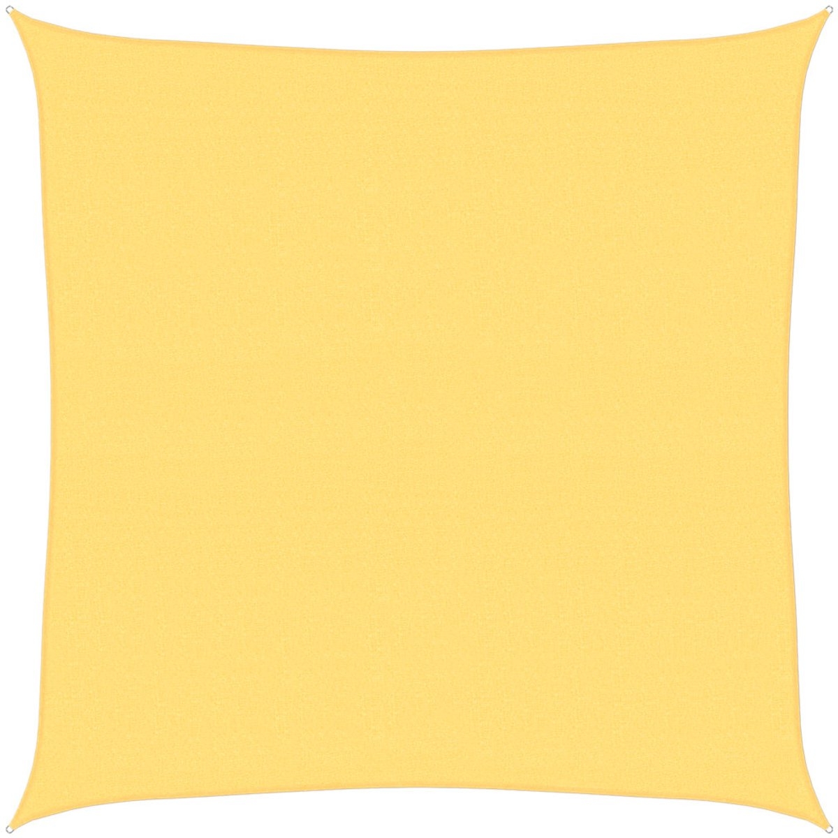 Schaduwdoek - zonnezeil - zonnedoel - 6x6 meter - 160 - g/m² - HDPE - beige