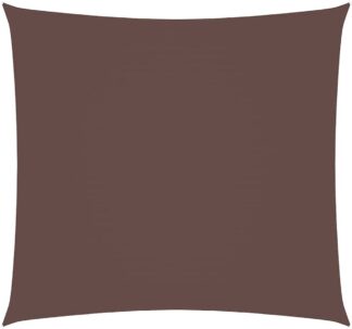 Schaduwdoek - zonnezeil - zonnescherm - vierkant - 4x4 - m - oxford - stof - bruin