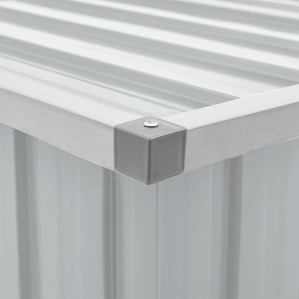 Opbergbox - Tuinbox - metaal - 150x101x91 cm - grijs - Afbeelding 12