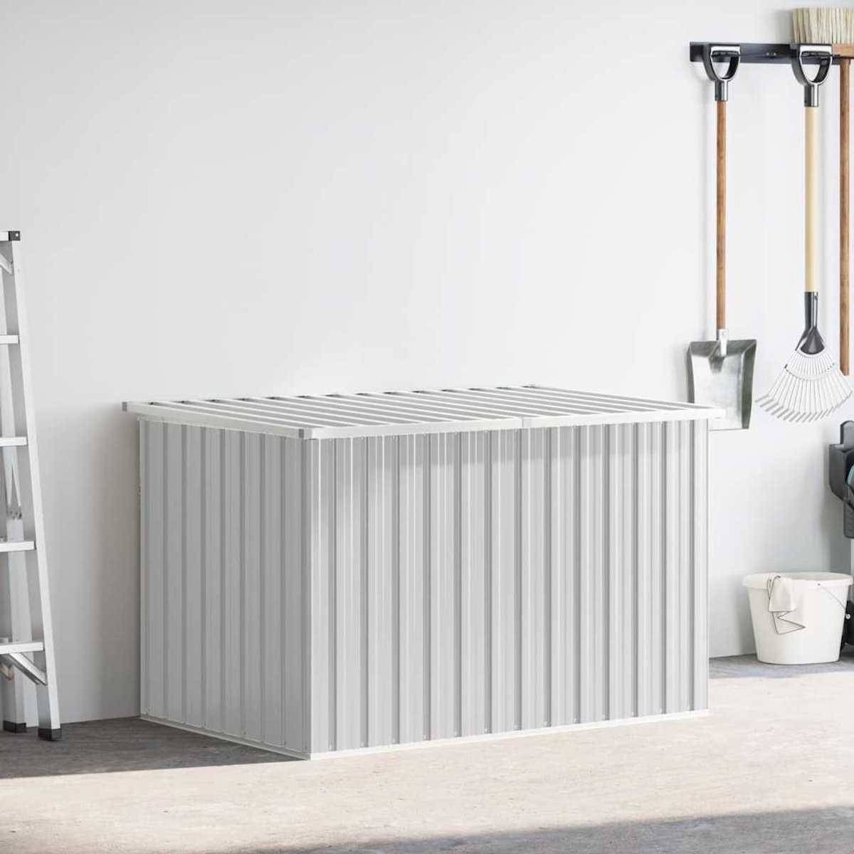Opbergbox - Tuinbox - metaal - 150x101x91 cm - grijs - Afbeelding 15