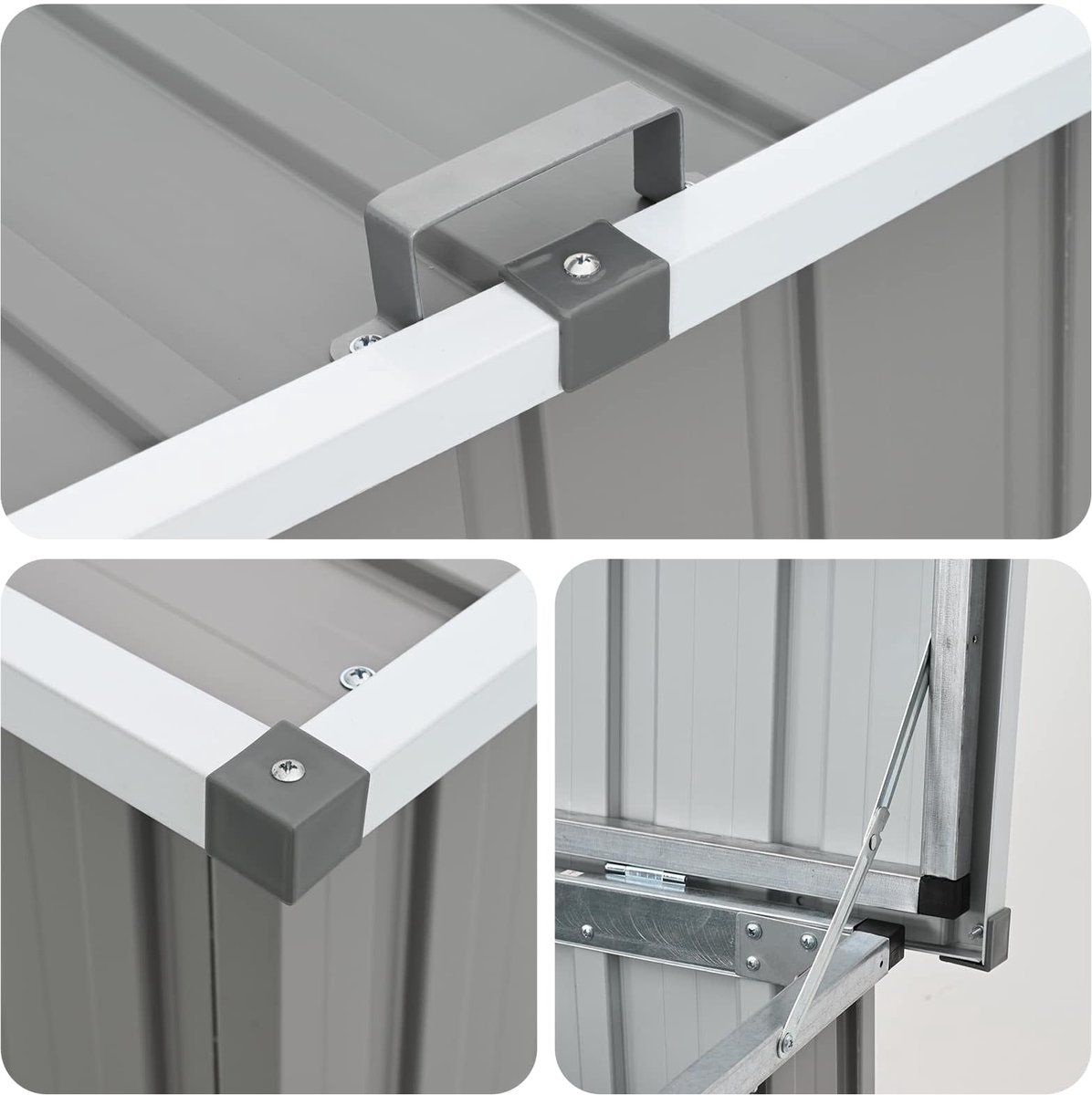 Opbergbox - Tuinbox - metaal - 150x101x91 cm - grijs - Afbeelding 19