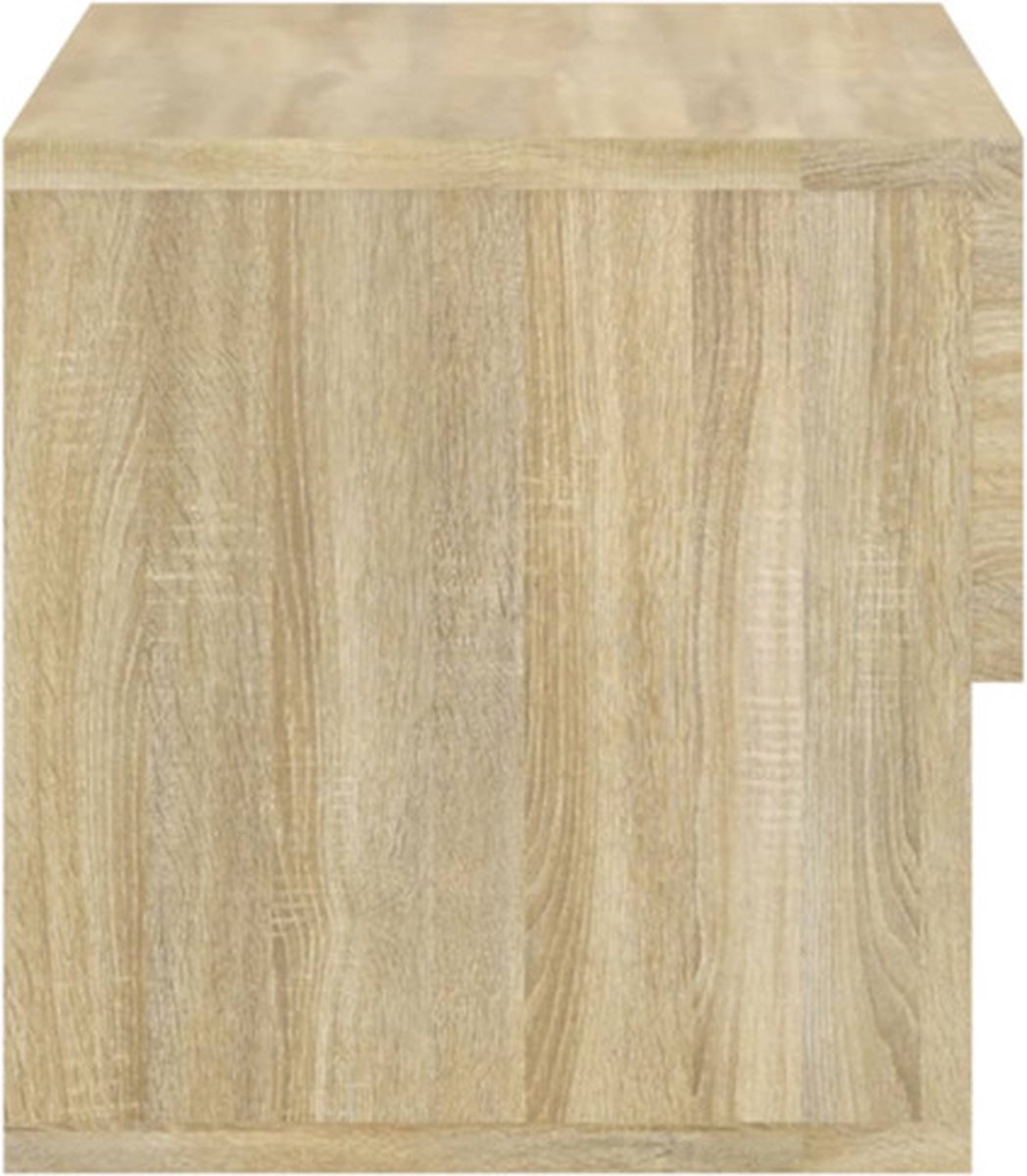 Set van 2 nachtkastjes - hangend - 46x30 cm - sonoma eikenkleurig - Afbeelding 6