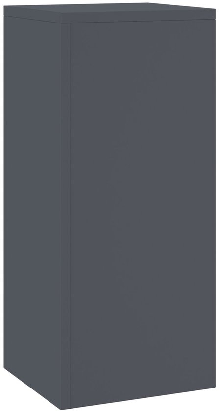 set van 2 Plantenstandaard - plantentafel - hoogte - metaal - antraciet - 24x24x55cm - Afbeelding 4