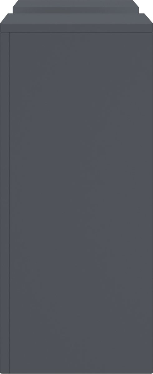 set van 2 Plantenstandaard - plantentafel - hoogte - metaal - antraciet - 24x24x55cm - Afbeelding 18