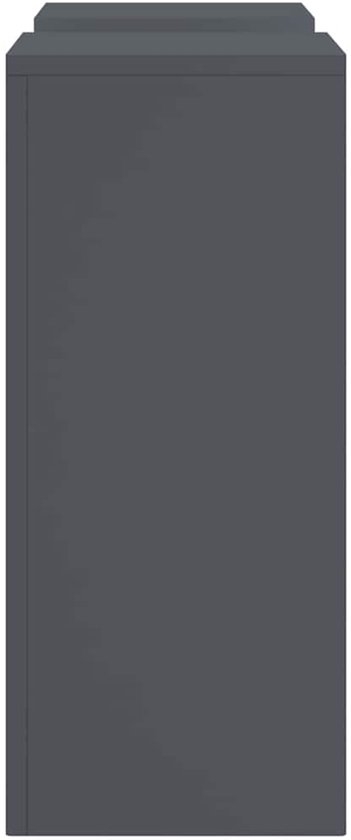 set van 2 Plantenstandaard - plantentafel - hoogte - metaal - antraciet - 24x24x55cm - Afbeelding 21