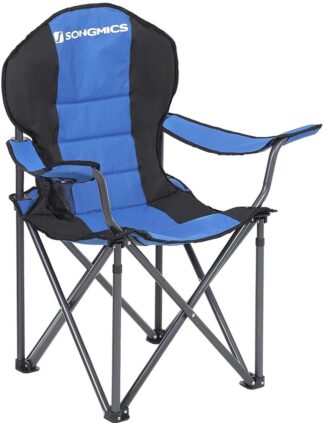 Campingstoel – viststoel - Opvouwbaar – Blauw – Lichtgewicht Buitenzitje