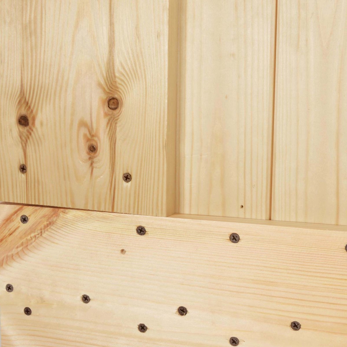 Vlakke binnendeur - deur 70x210cm - Massief grenenhout - onbenandeld - Afbeelding 8