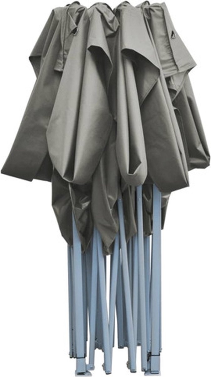 Partytent - paviljoen - pop-up - inklapbaar - 3x4,5 meter - antraciet - Afbeelding 3