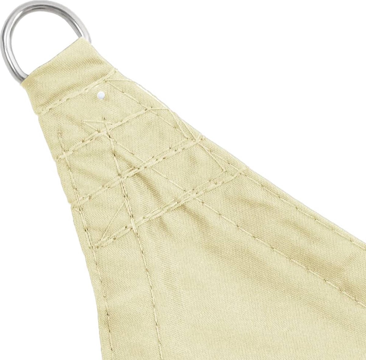 Schaduwdoek - Zonnescherm - rechthoekig - 4x6 meter - oxford stof - crème - Afbeelding 12