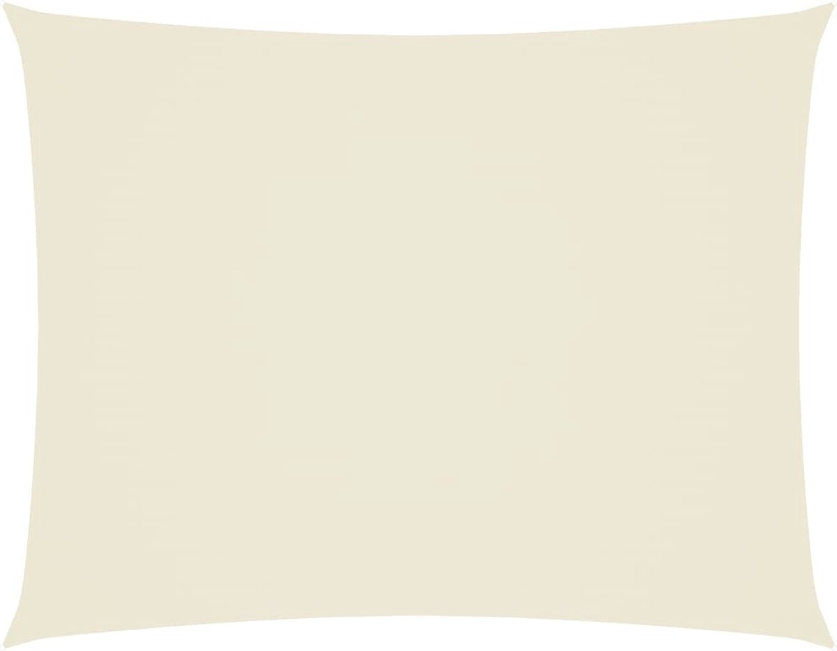 Schaduwdoek - Zonnescherm - rechthoekig - 4x6 meter - oxford stof - crème - Afbeelding 20
