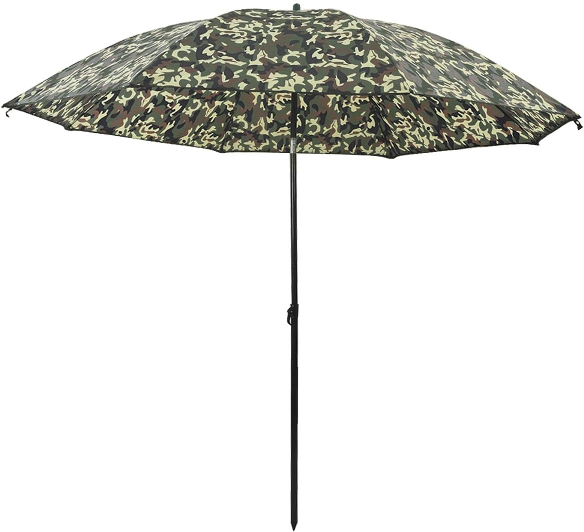 Visparaplu - karperparaplu - umbrella - 290x225 cm - Oxford Polyester - Camouflage - Afbeelding 2