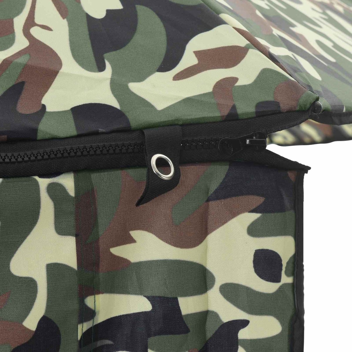 Visparaplu - karperparaplu - umbrella - 290x225 cm - Oxford Polyester - Camouflage - Afbeelding 3