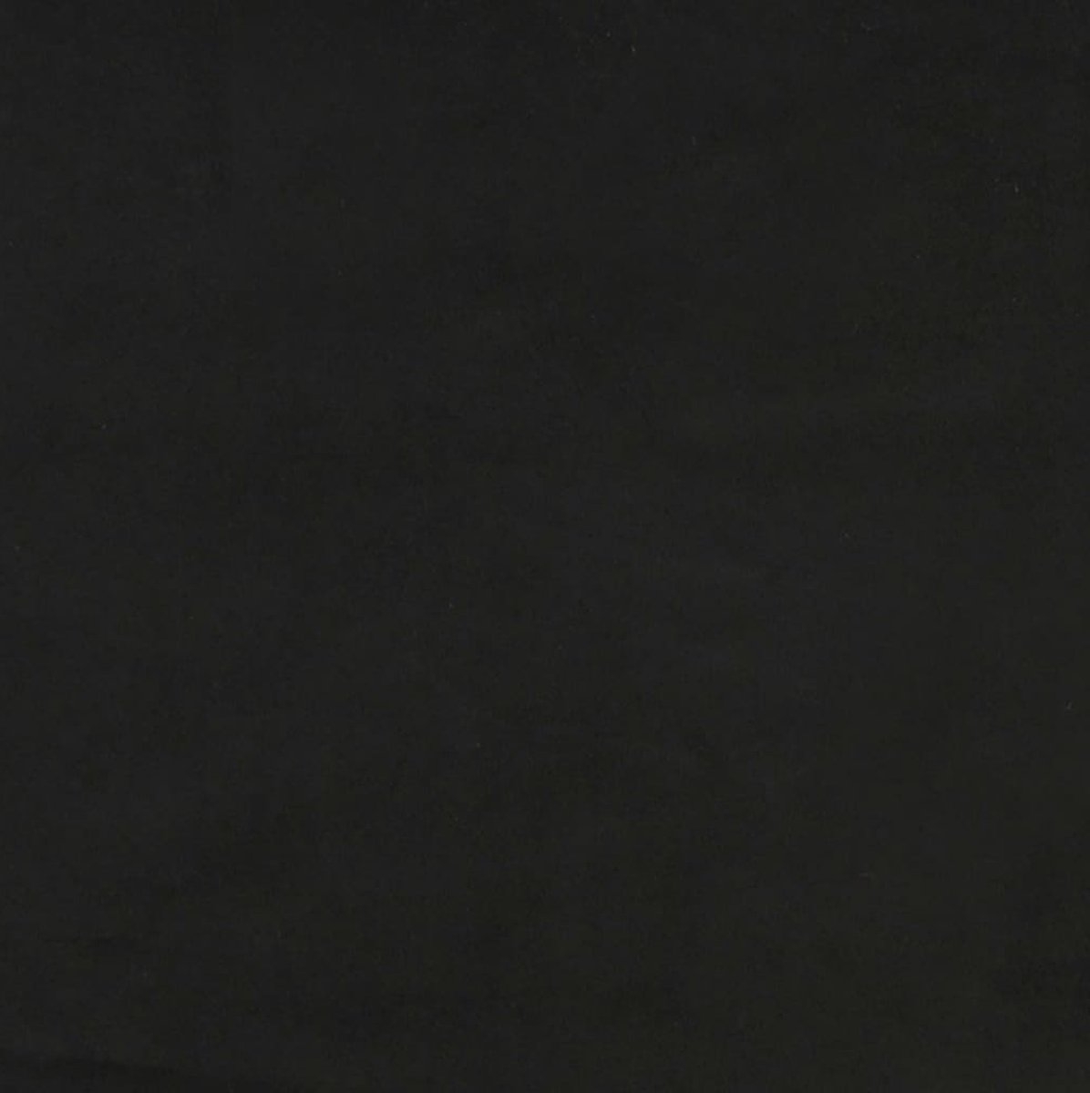 Voetenbank - krukje - 60x50x41 - cm - fluweel - zwart - Afbeelding 6