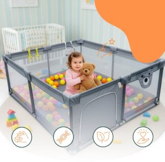 Box - speelbox - ballenbak -  180x200 cm - 50 ballen