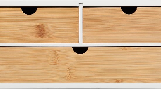 bureau organizer - met 3 lades - bamboe - MDF - 14 x 33 x 21 cm - Afbeelding 10