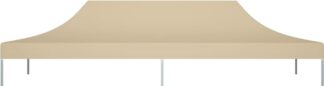 Vervaningsdak voor partytent -  partytentdak - 6x3 - m - beige - 270 - g/m²